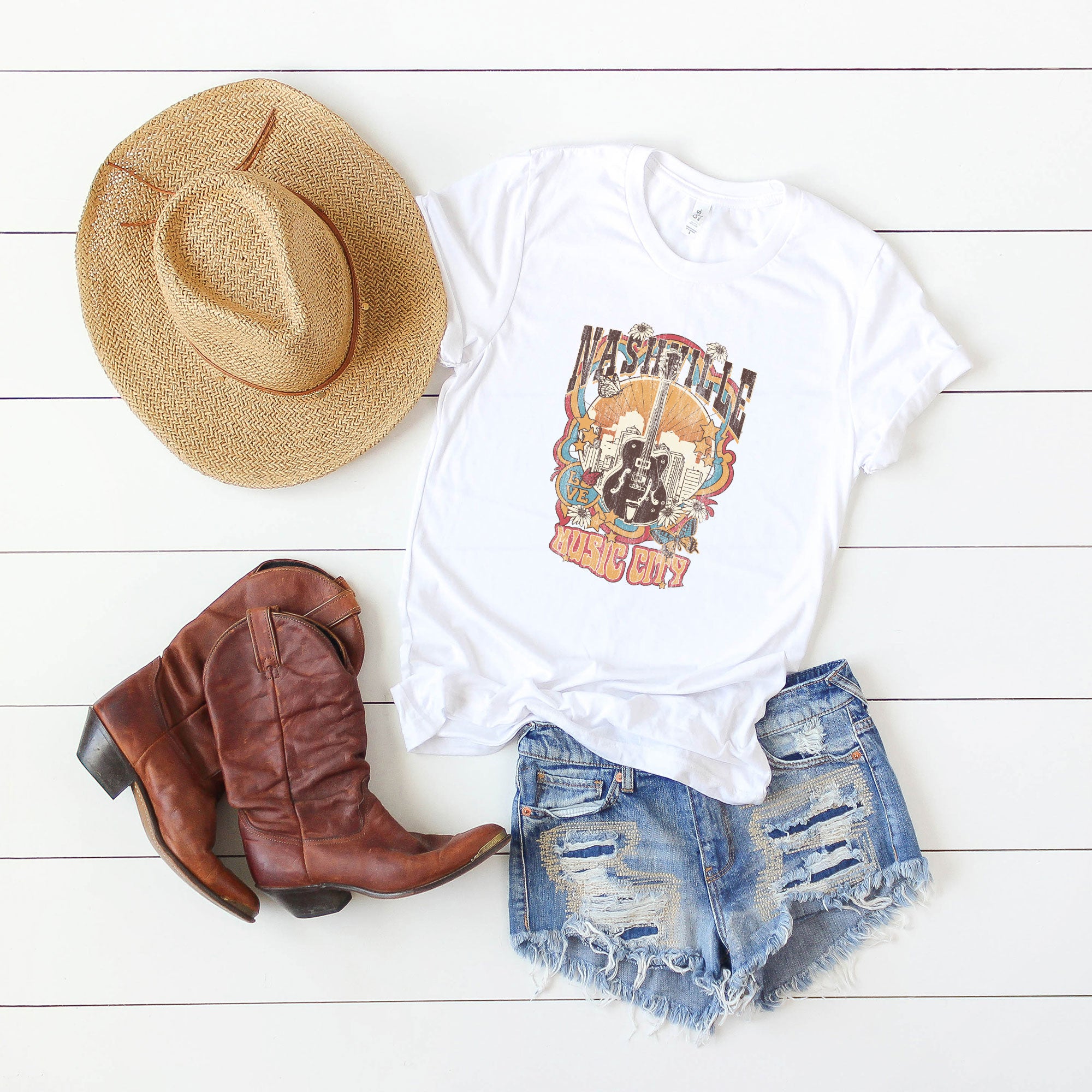 Music City Flowers | Short Sleeve Graphic Tee