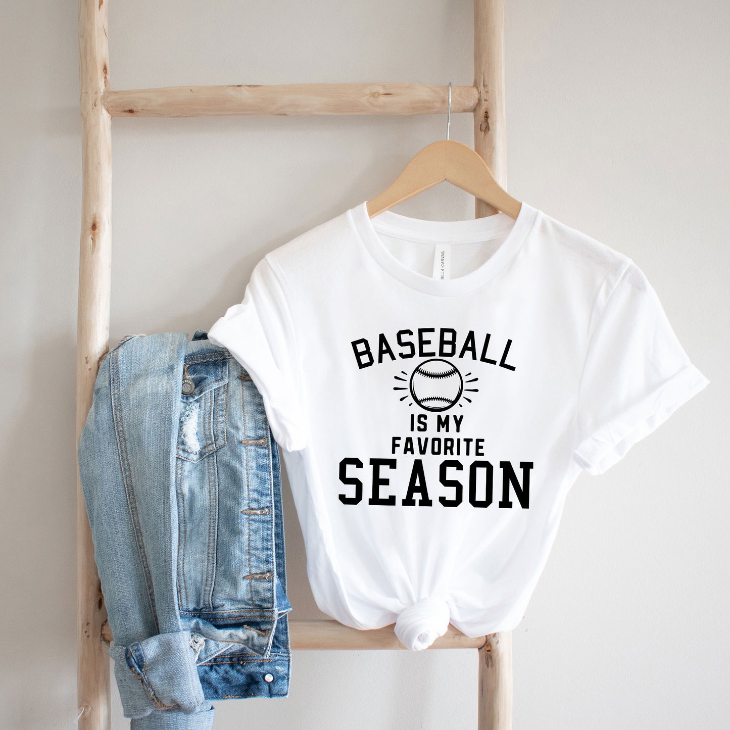 Baseball Is My Favorite With Ball | Short Sleeve Graphic Tee