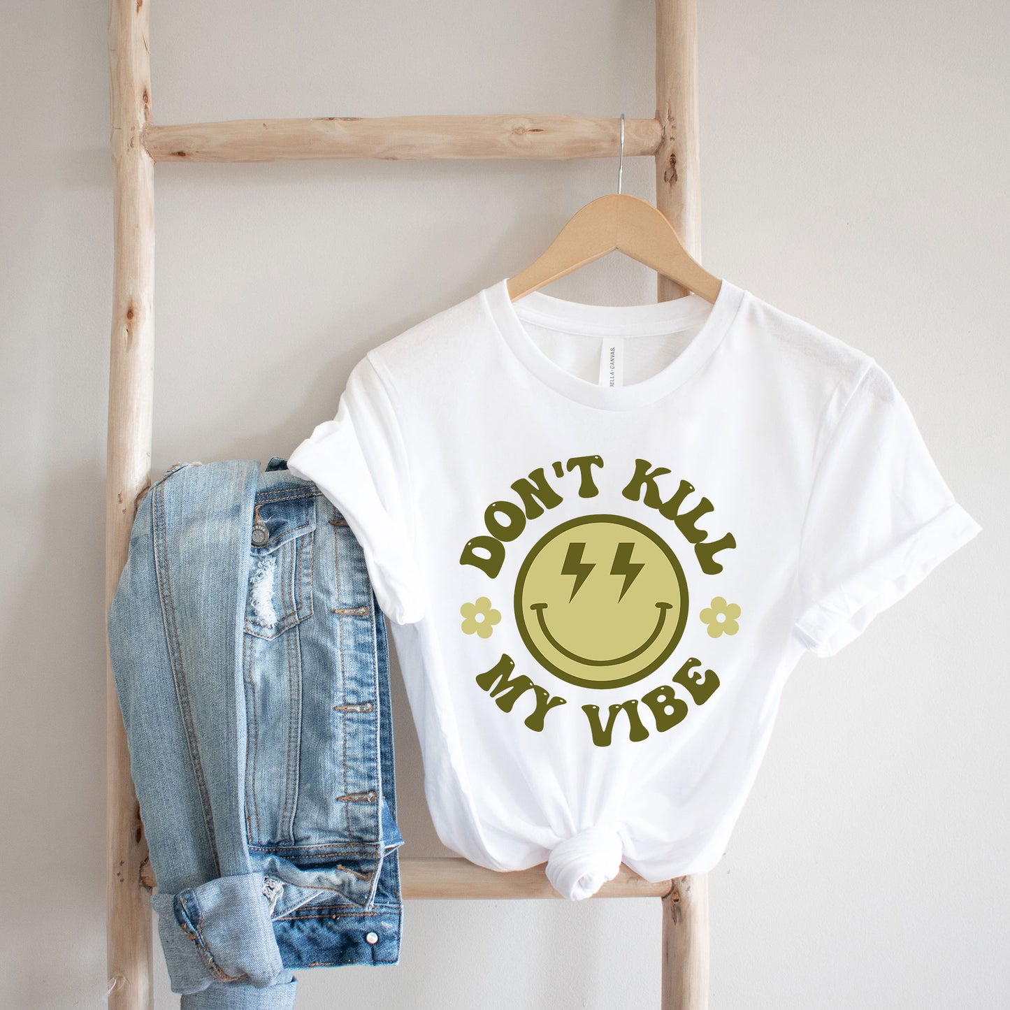 Don't Kill My Vibe Smiley Face | Short Sleeve Graphic Tee