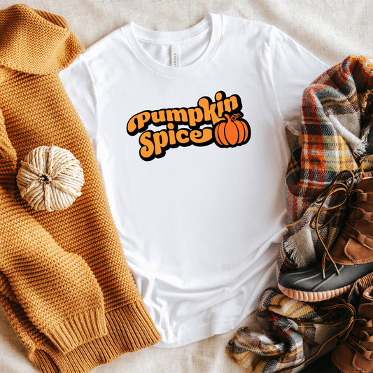 Retro Pumpkin Spice | Short Sleeve Graphic Tee