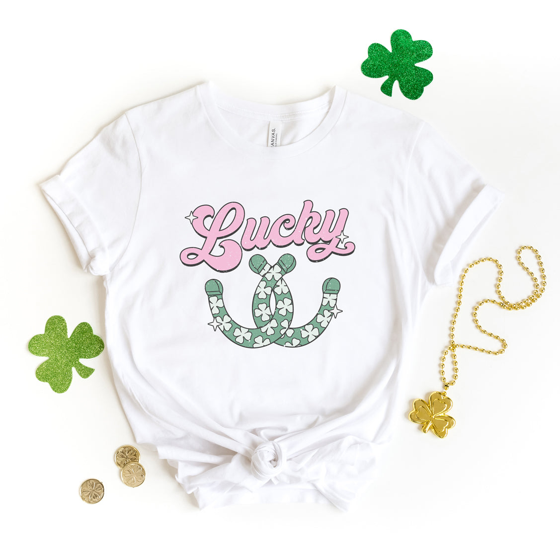Lucky Horseshoes | Short Sleeve Graphic Tee