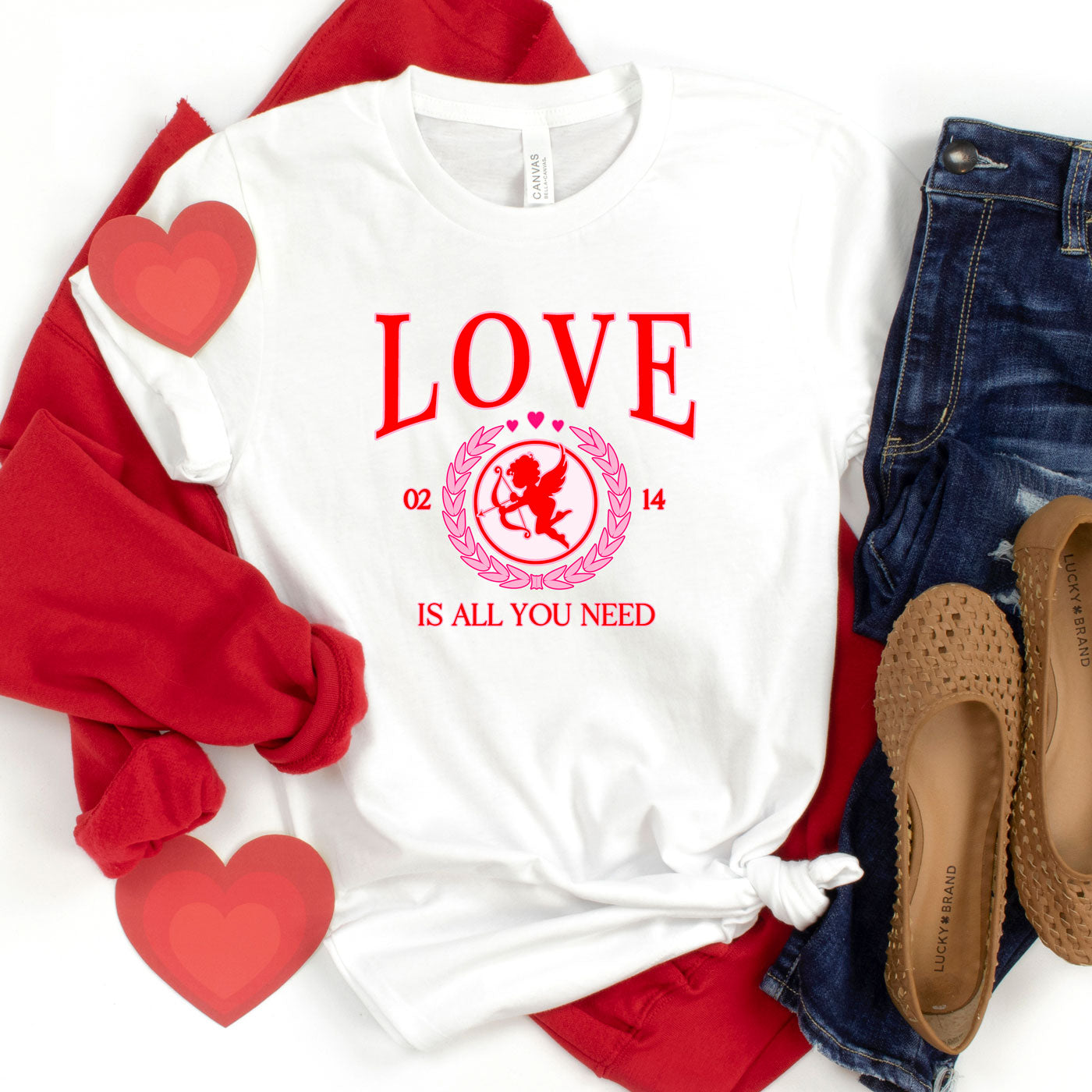 Love Is All You Need Cupid | Short Sleeve Graphic Tee