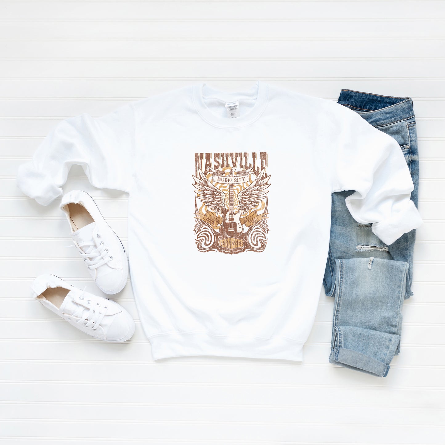 Nashville Guitar Wings | Sweatshirt