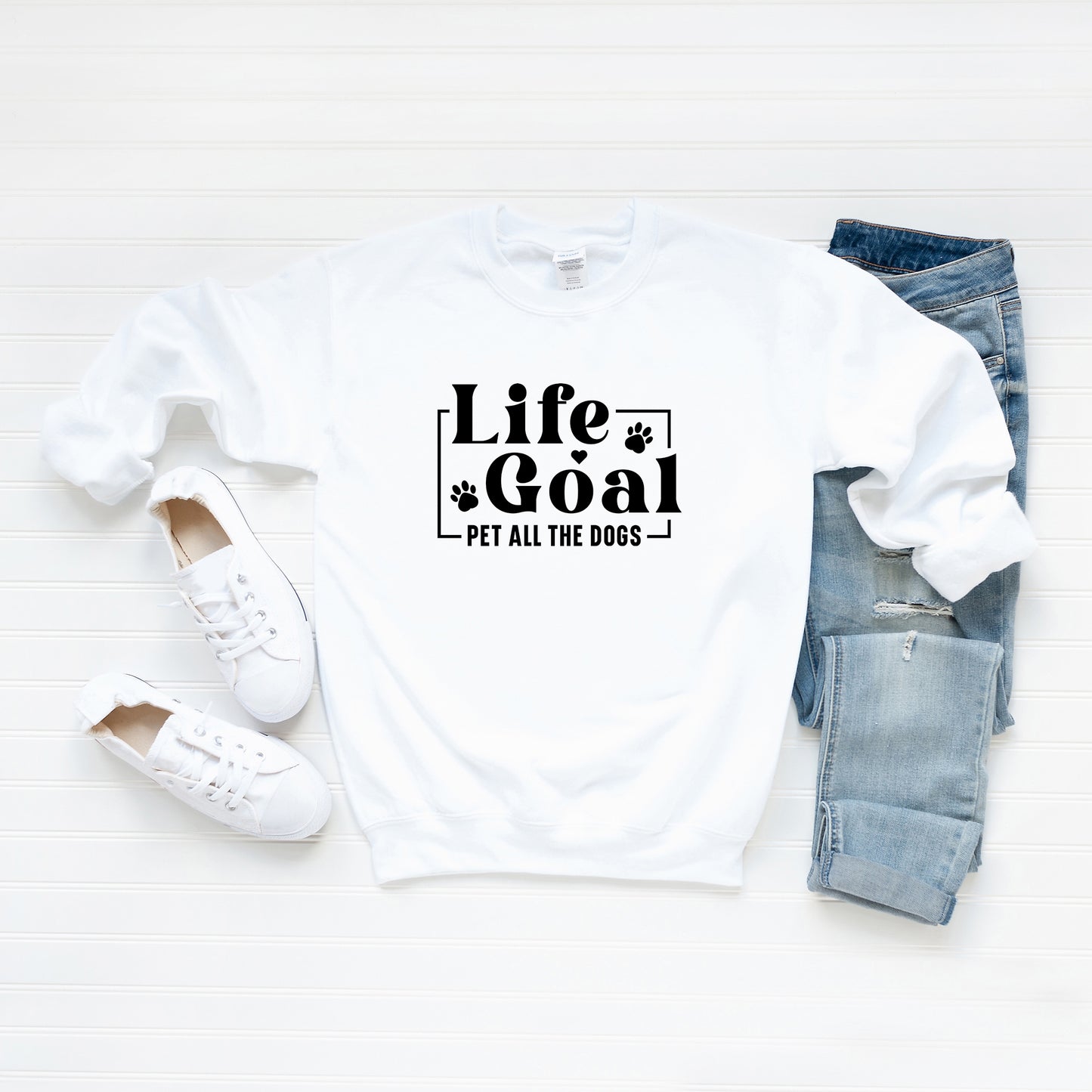 Life Goal Pet All The Dogs | Sweatshirt