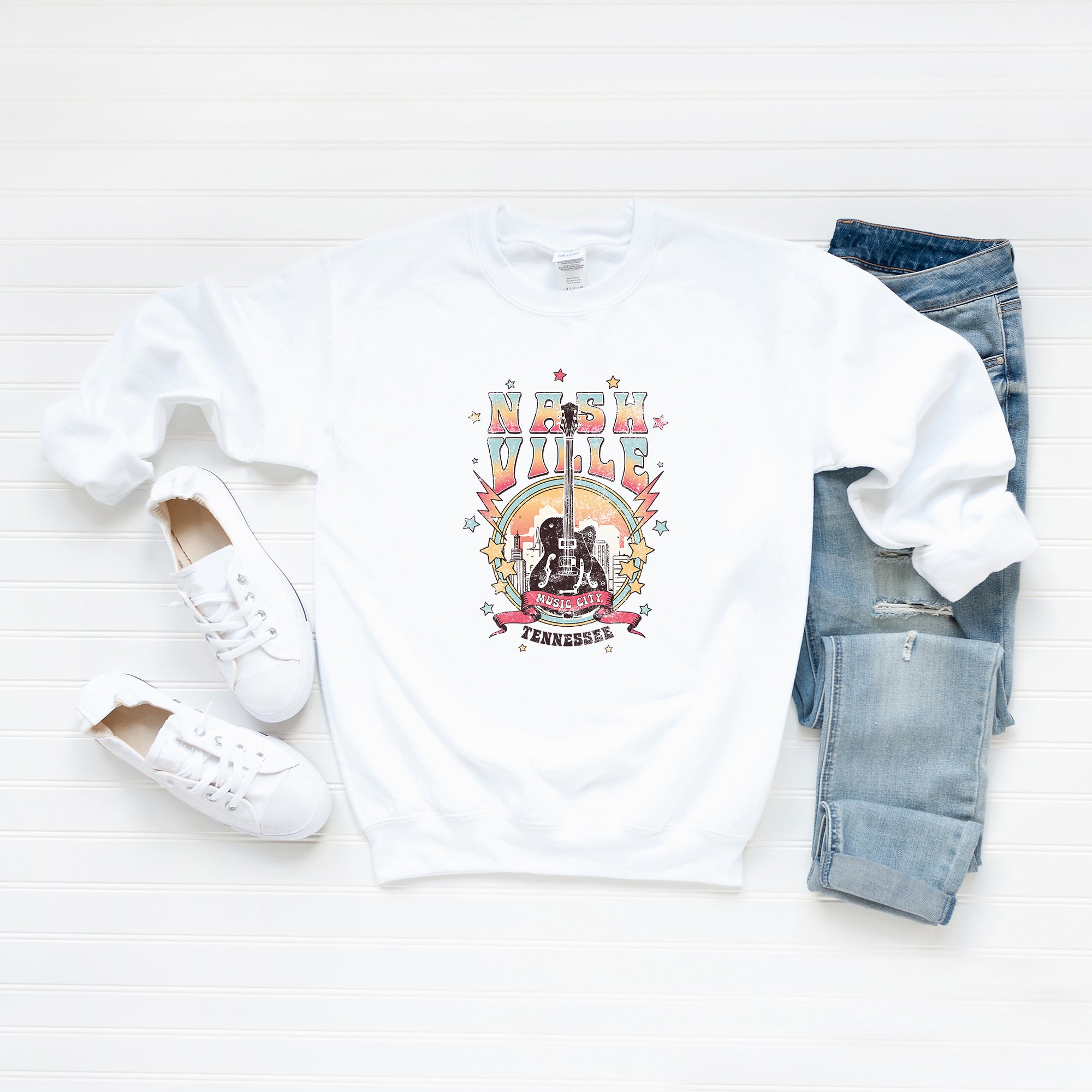 Nashville Tennessee Guitar | Sweatshirt