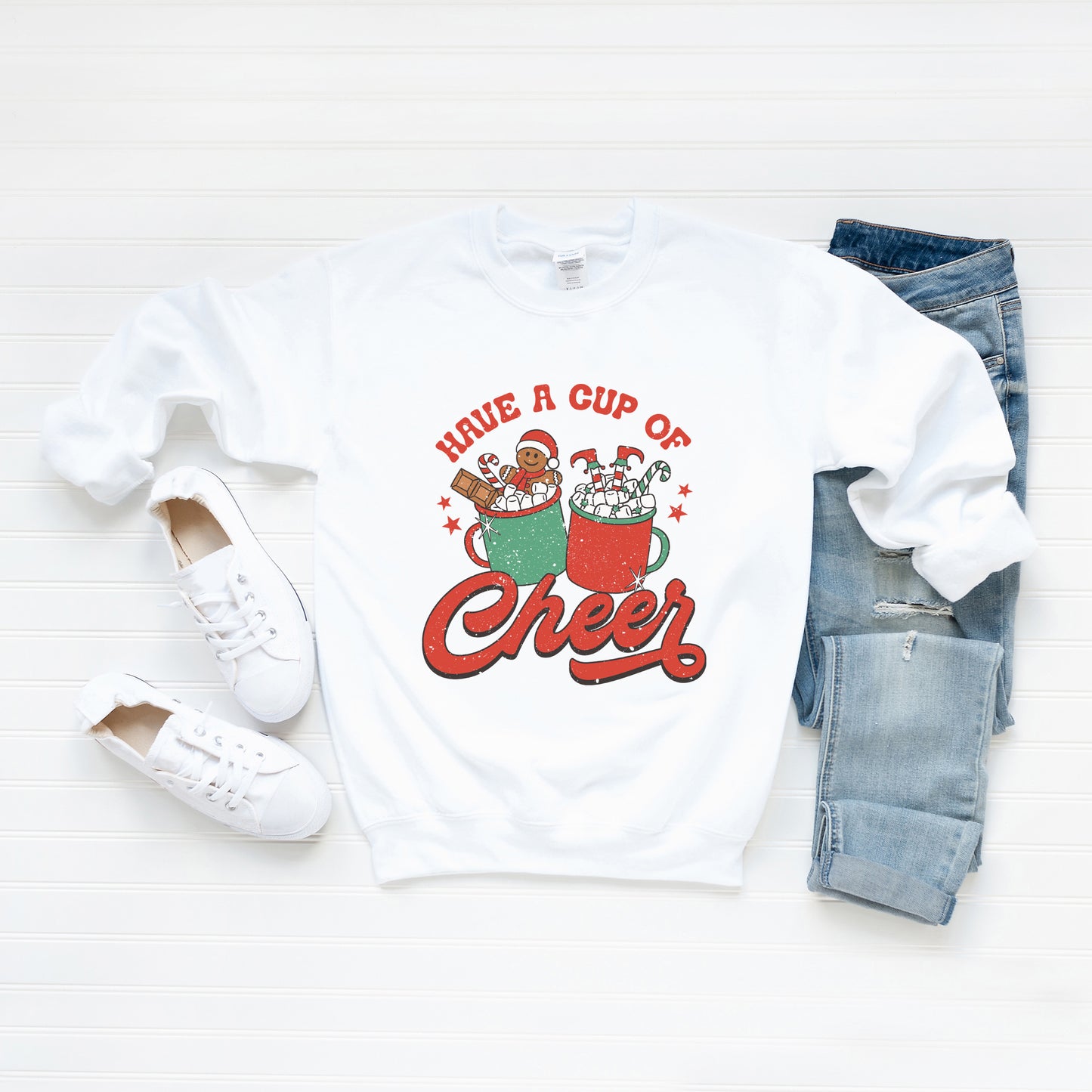 Retro Cup Of Cheer | Sweatshirt
