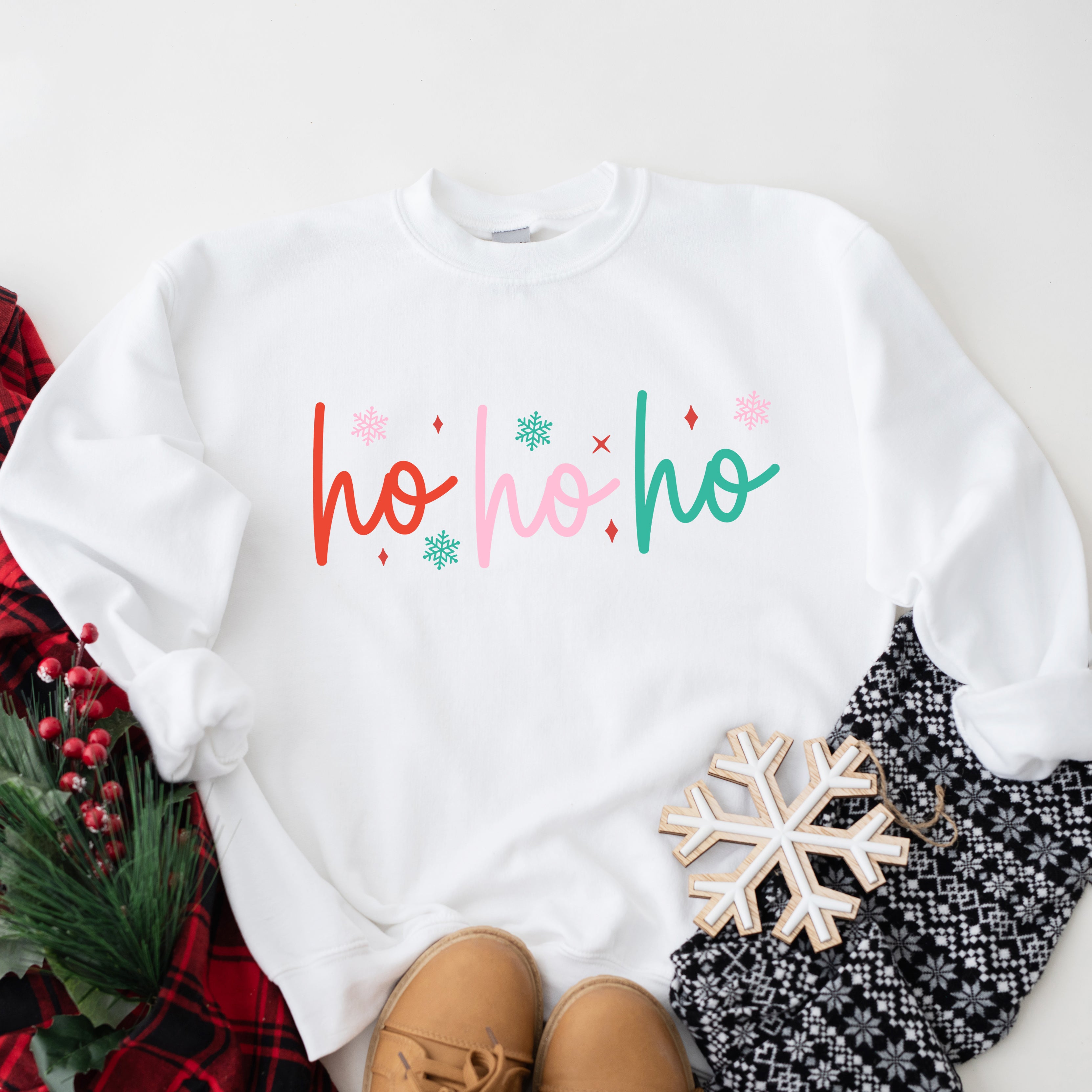 Ho Ho Ho Colorful | Sweatshirt
