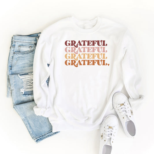Grateful Stacked | Sweatshirt