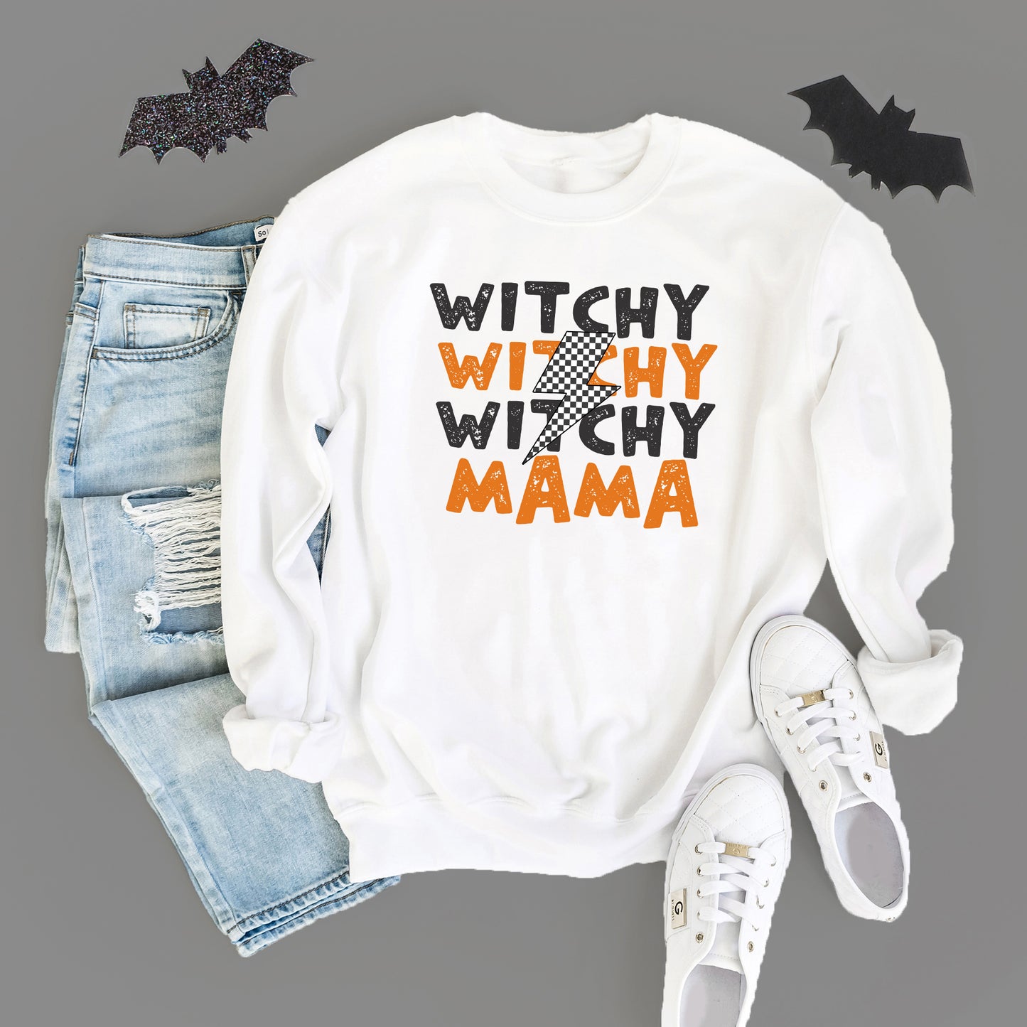 Witchy Mama Lightning Bolt | Sweatshirt