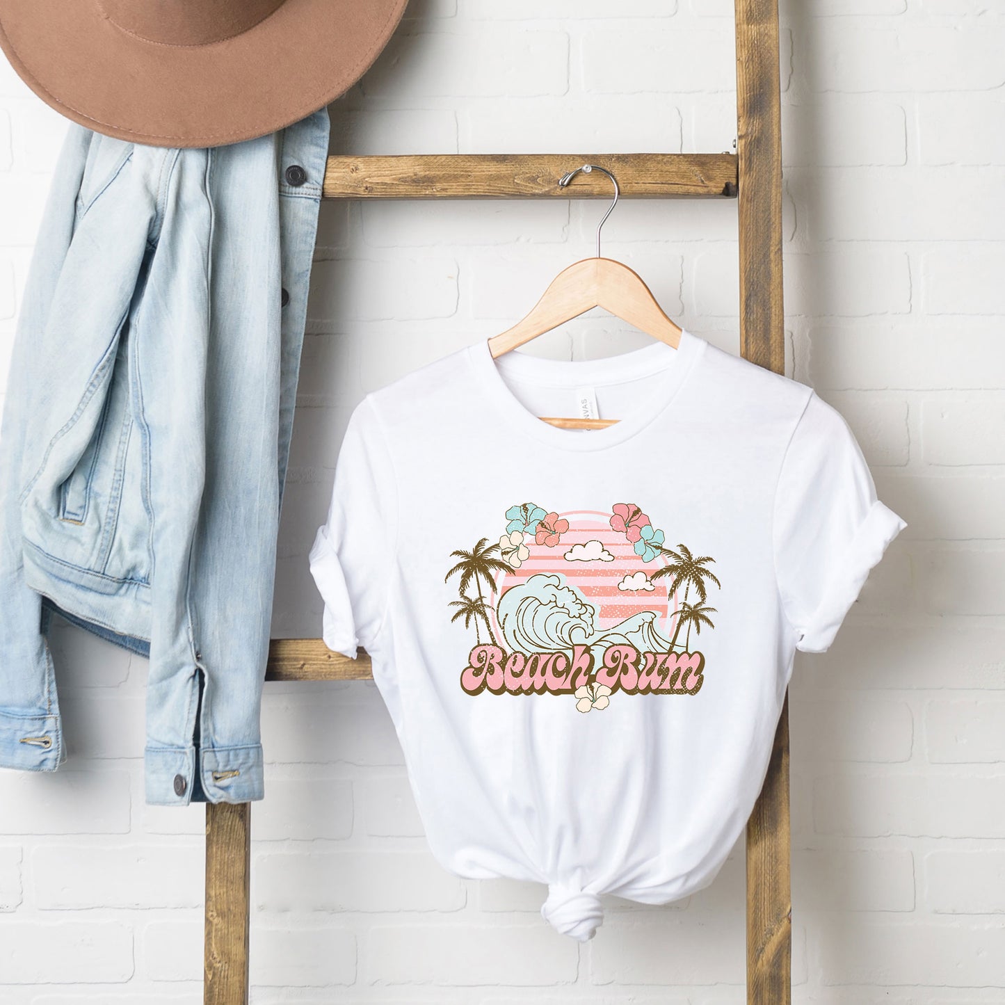 Beach Bum Waves | Short Sleeve Graphic Tee