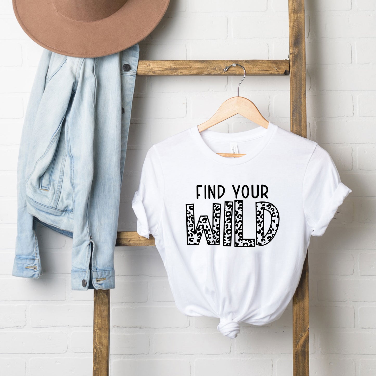 Leopard Find Your Wild | Short Sleeve Graphic Tee