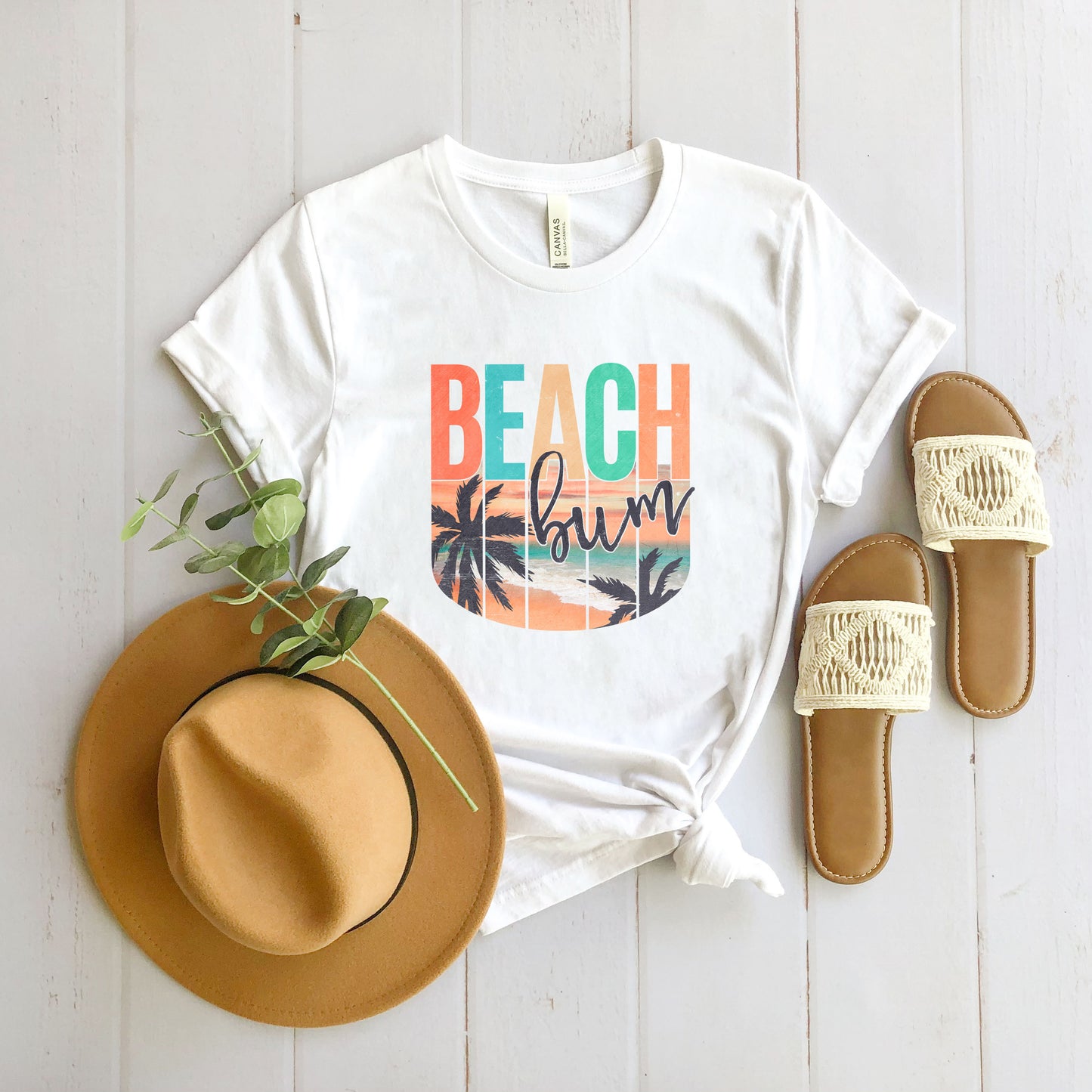 Beach Bum Colorful | Short Sleeve Graphic Tee