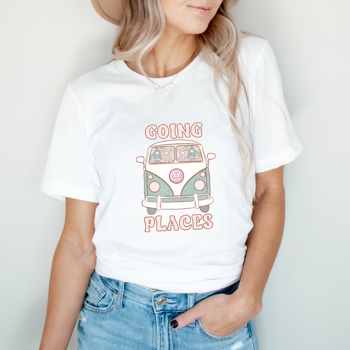 Going Places Van Colorful | Short Sleeve Graphic Tee