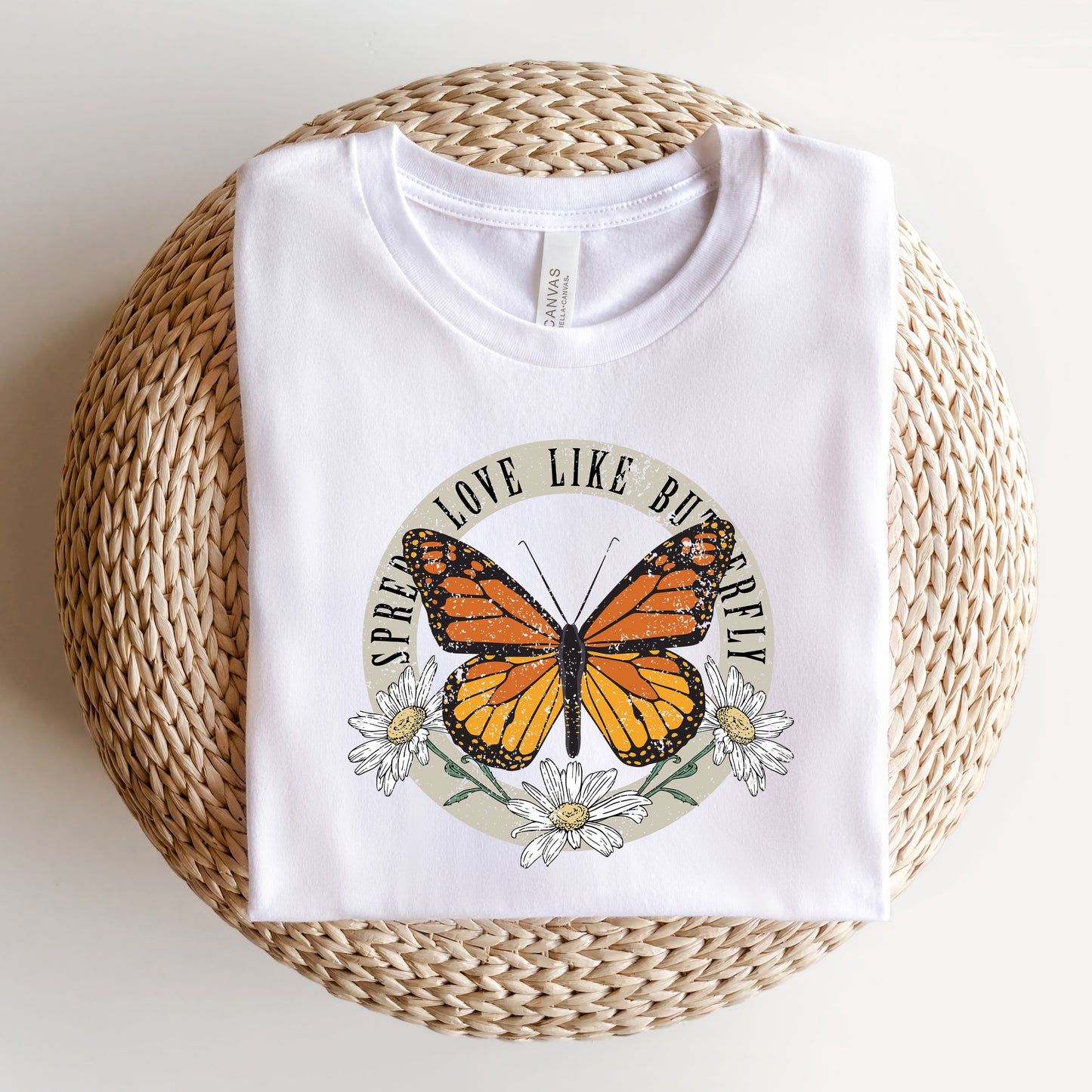 Spread Love Like Butterfly | Short Sleeve Graphic Tee