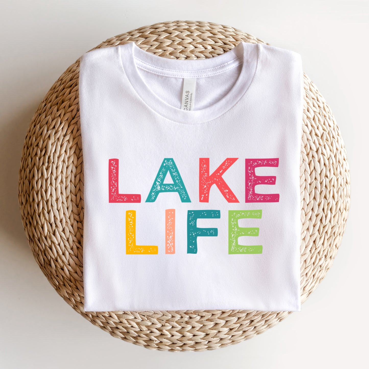 Lake Life Colorful | Short Sleeve Graphic Tee