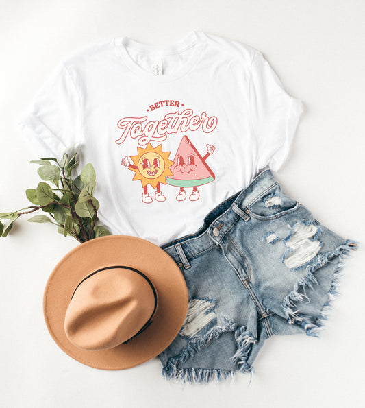 Better Together Sun and Watermelon | Short Sleeve Graphic Tee