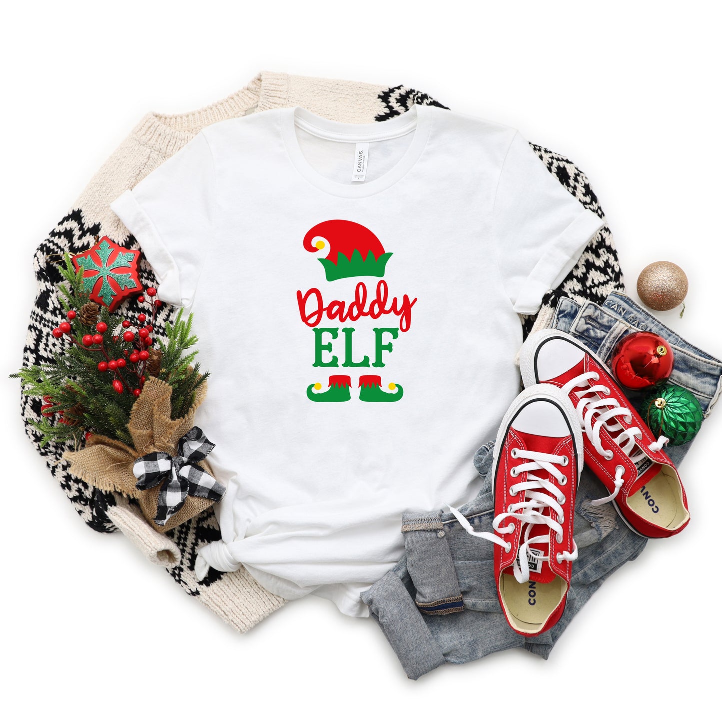 Daddy Elf | Short Sleeve Graphic Tee