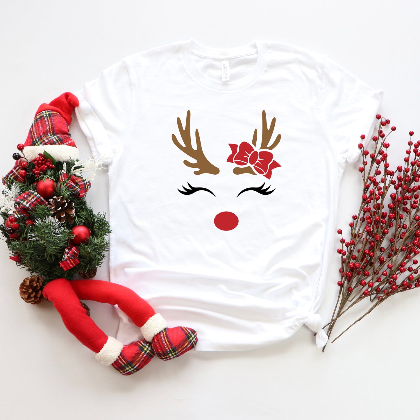 Reindeer Girl | Youth Short Sleeve Graphic Tee