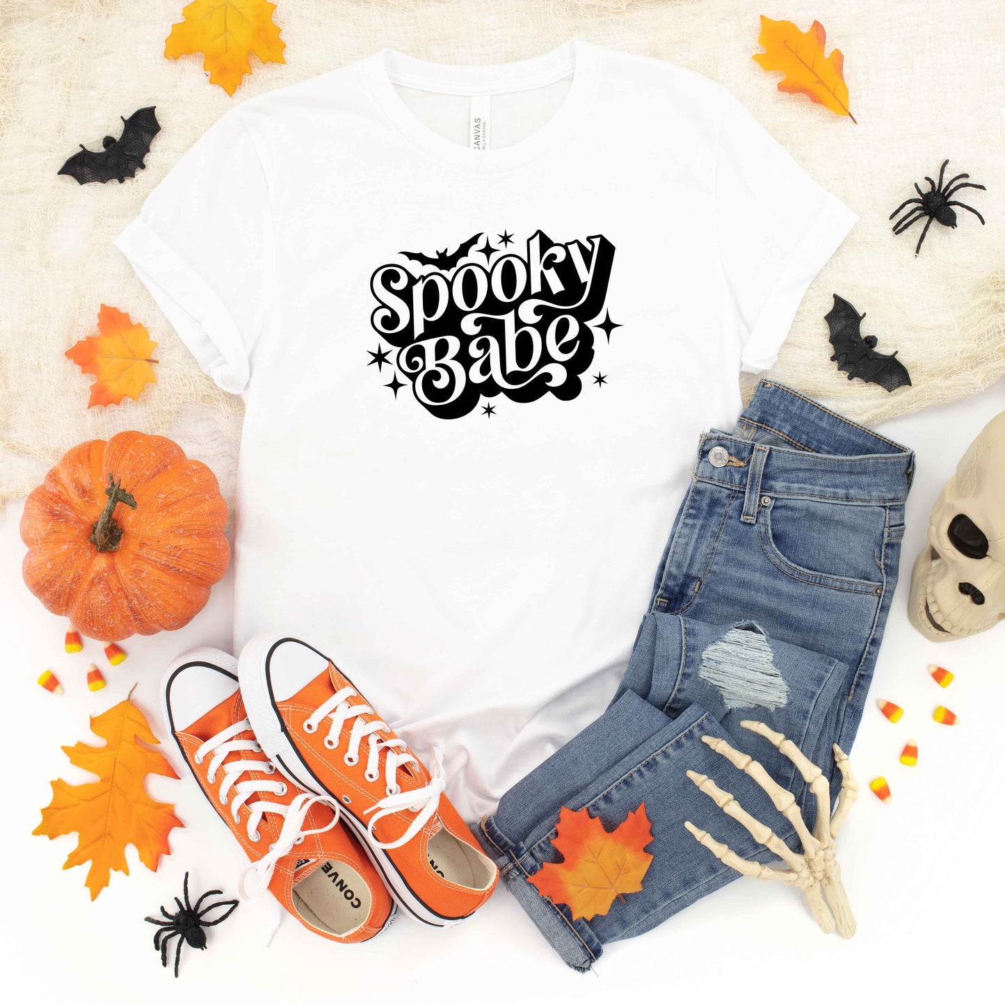 Spooky Babe Bat | Short Sleeve Crew Neck