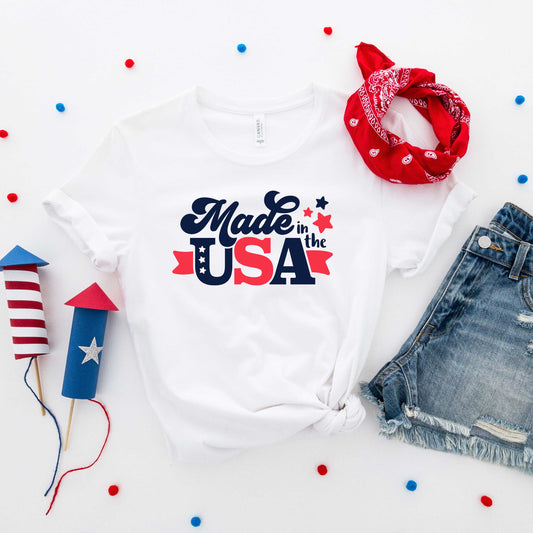 Made In The USA Stars | Short Sleeve Graphic Tee