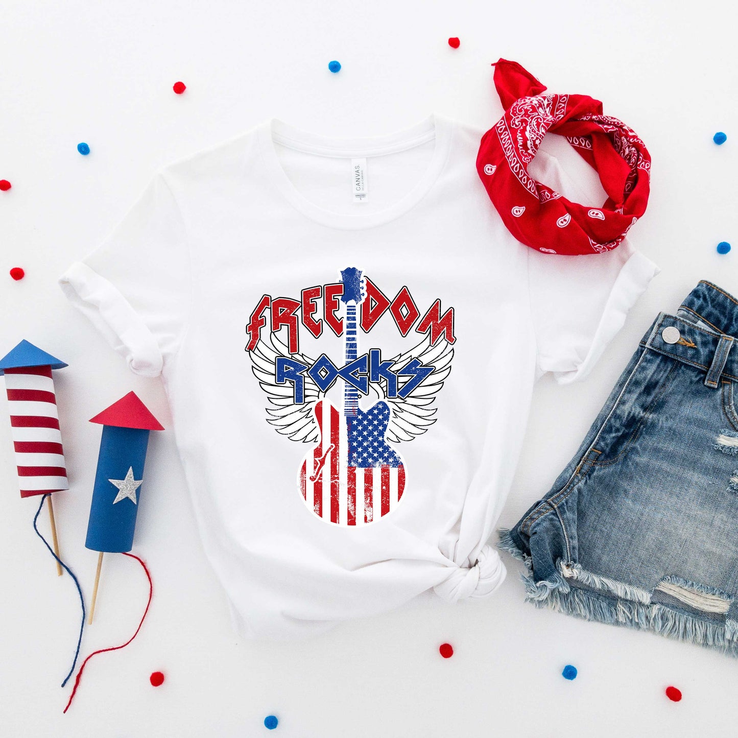 Freedom Rocks | Short Sleeve Graphic Tee