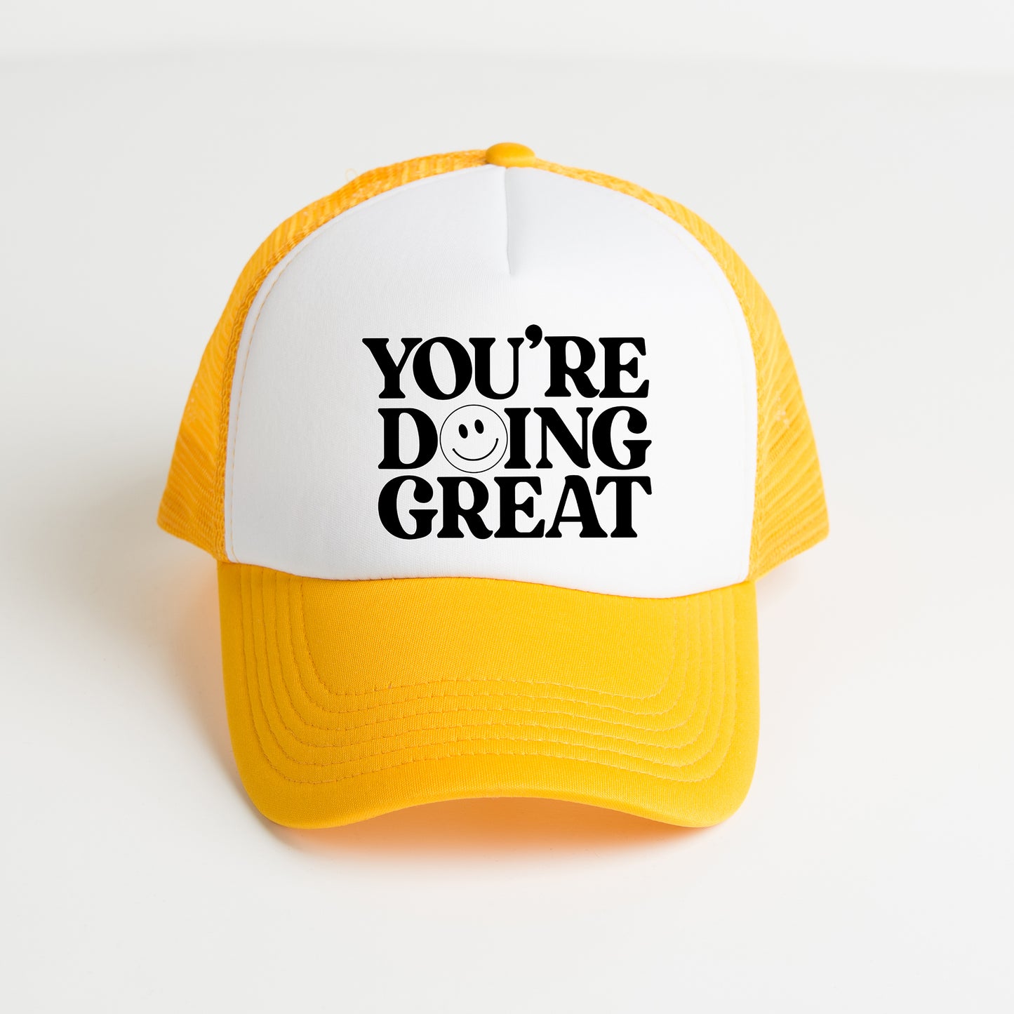 You're Doing Great Smiley Face | Foam Trucker Hat