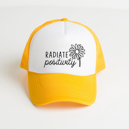 Radiate Positivity Flower | Foam Trucker Hat