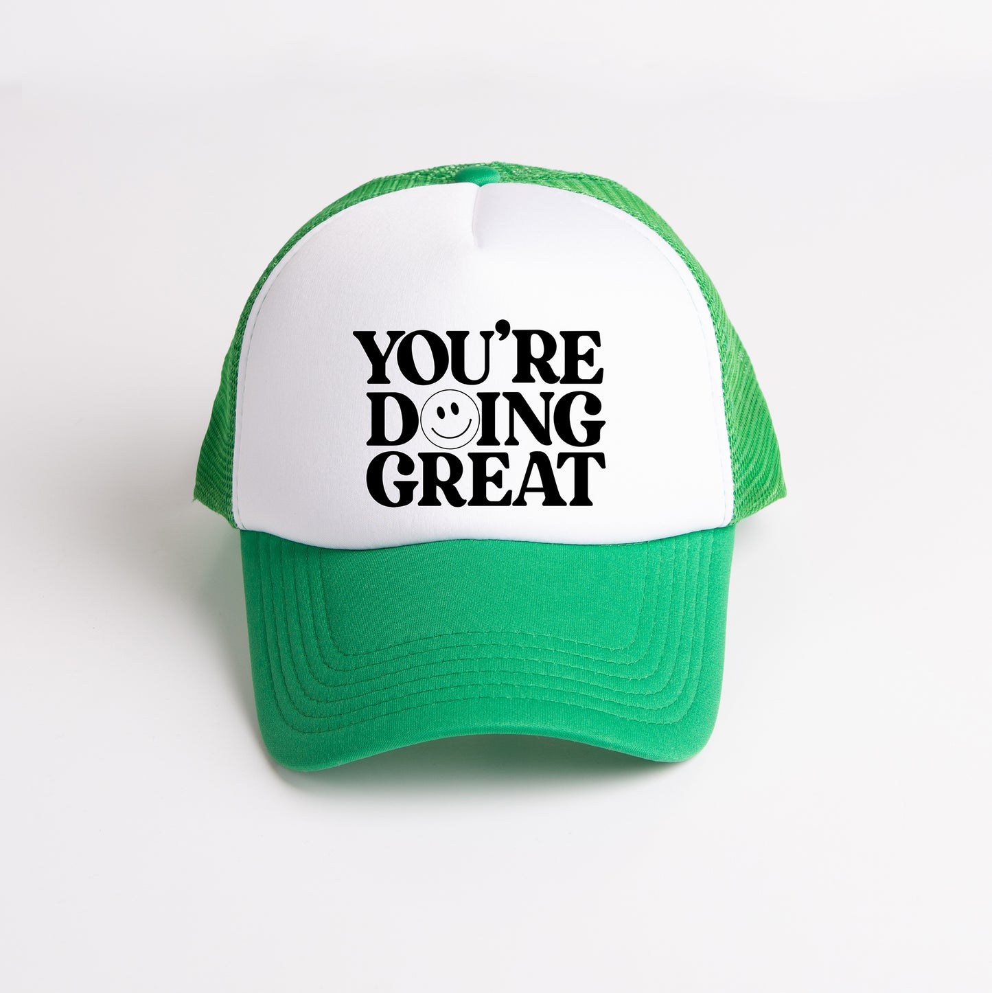 You're Doing Great Smiley Face | Foam Trucker Hat