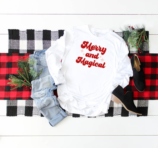 Merry And Magical | Long Sleeve Graphic Tee