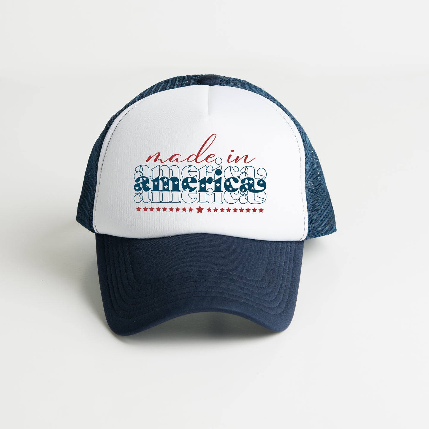 Made In America Stacked | Foam Trucker Hat