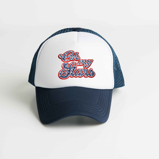 Oh My Stars Cursive | Foam Trucker Hat