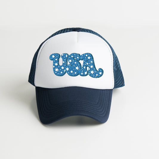 USA Bold Stars | Foam Trucker Hat