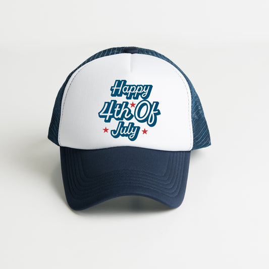 Happy 4th Of July Stars | Foam Trucker Hat