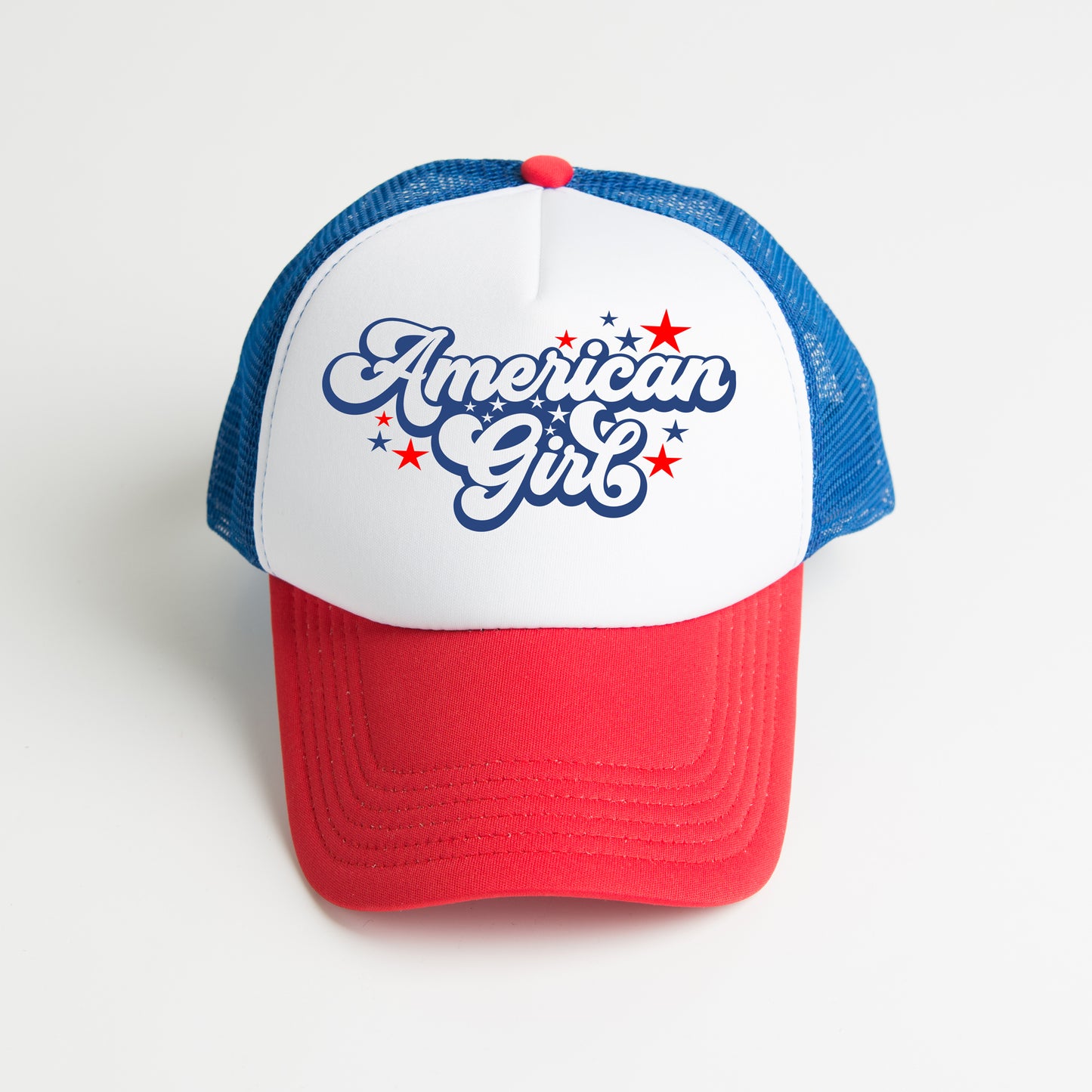 American Girl Retro Stars | Foam Trucker Hat