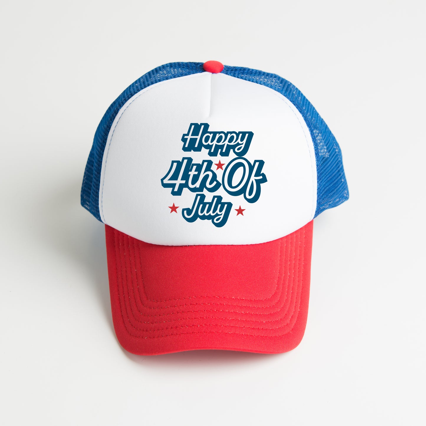 Happy 4th Of July Stars | Foam Trucker Hat