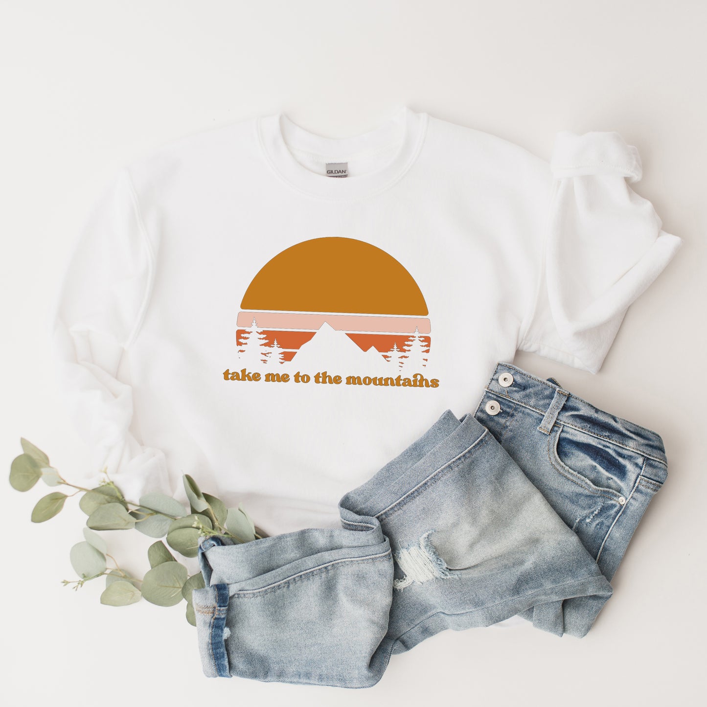 Take Me To The Mountains Sunset | Sweatshirt