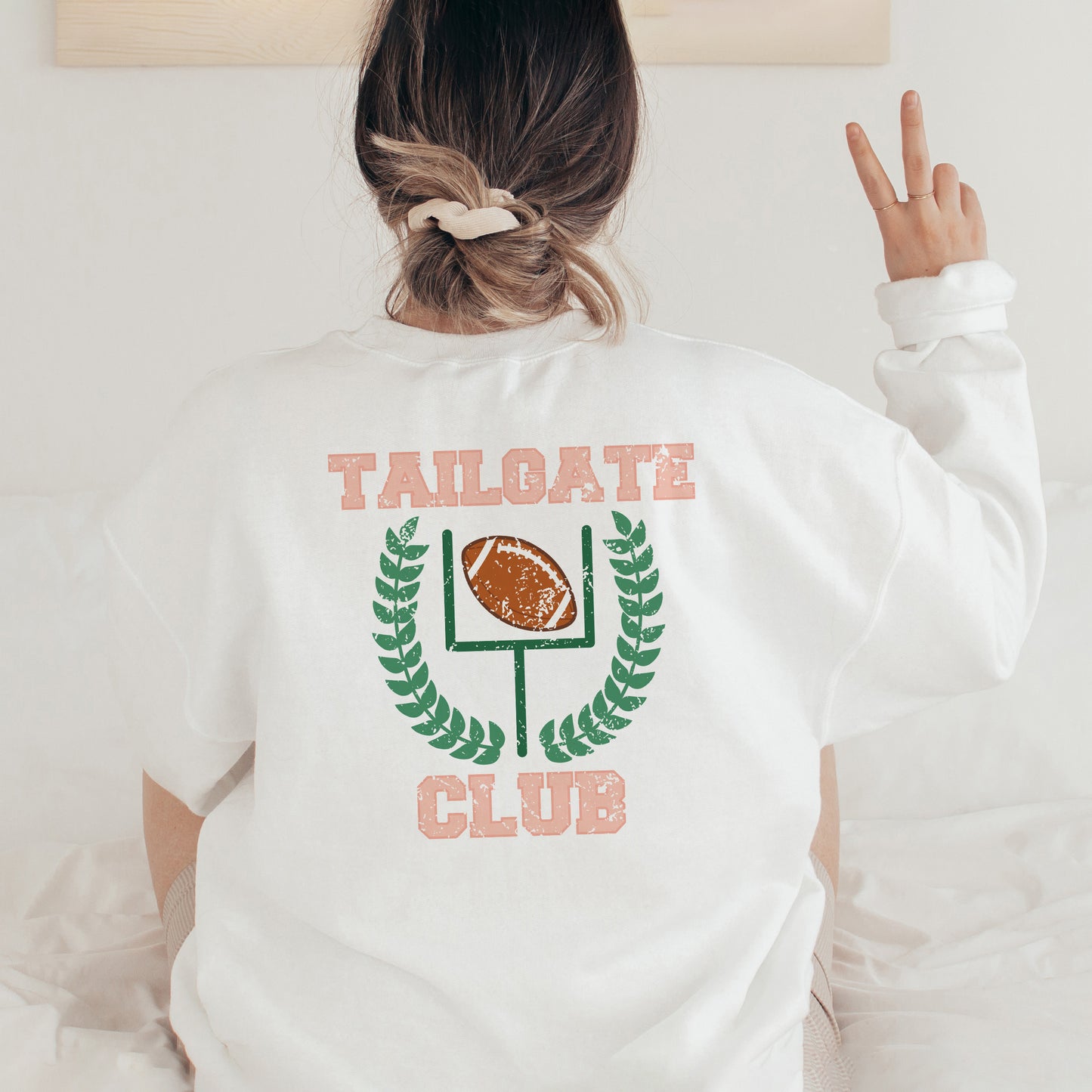 Tailgate Club Colorful Front and Back | Sweatshirt