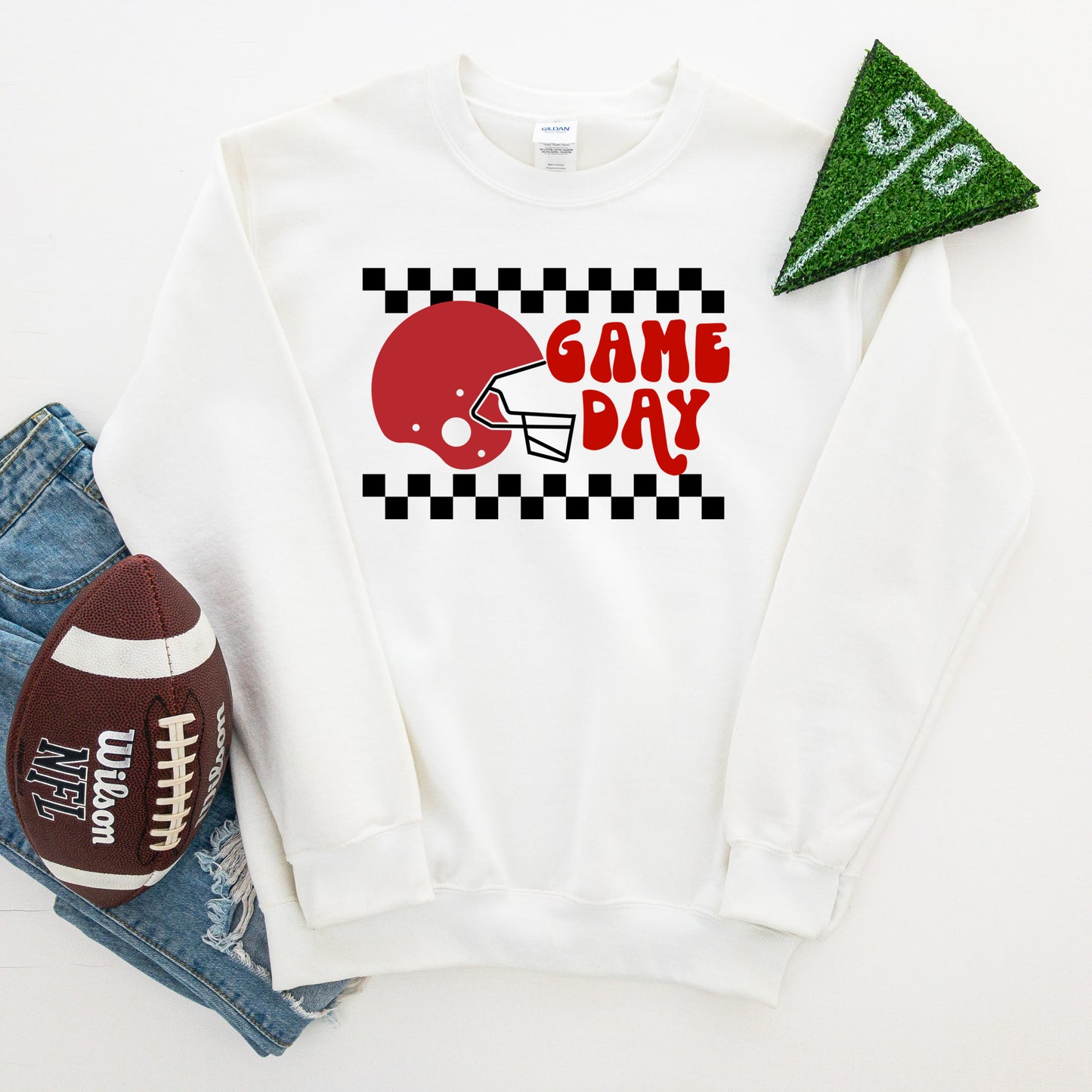 Checkered Game Day | Sweatshirt