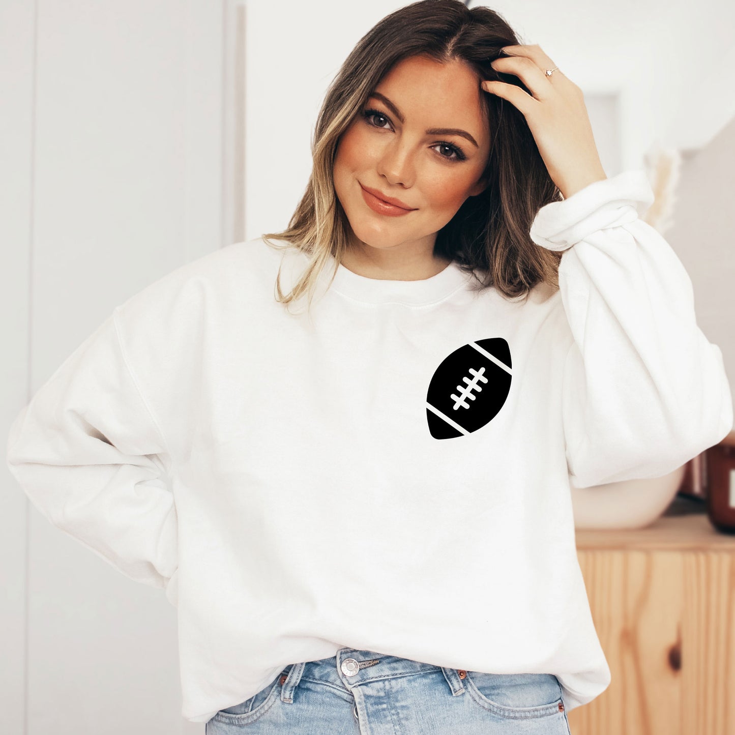 Game Day Football Front and Back | Sweatshirt