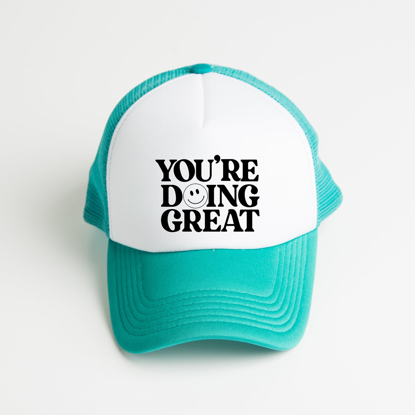 You're Doing Great Smiley Face | Foam Trucker Hat