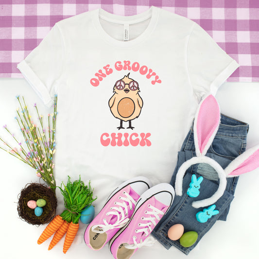 One Groovy Chick | Youth Short Sleeve Graphic Tee