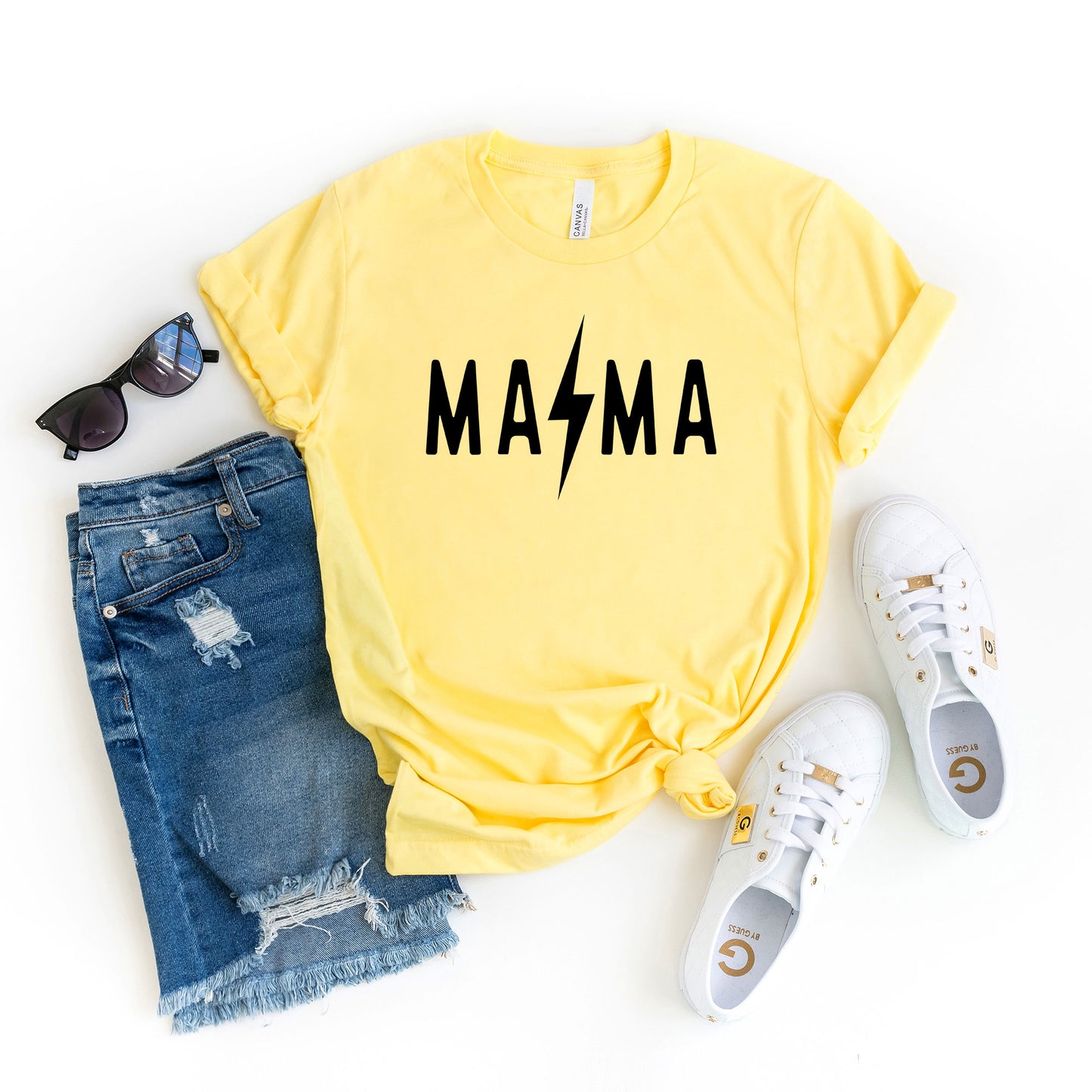 Bold Mama Lightning Bolt | Short Sleeve Graphic Tee