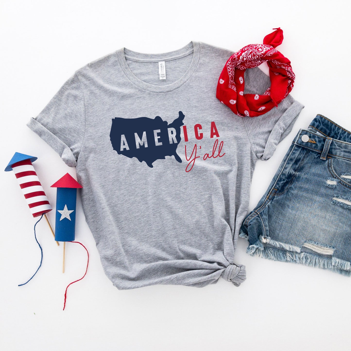 America Ya'll | Short Sleeve Graphic Tee