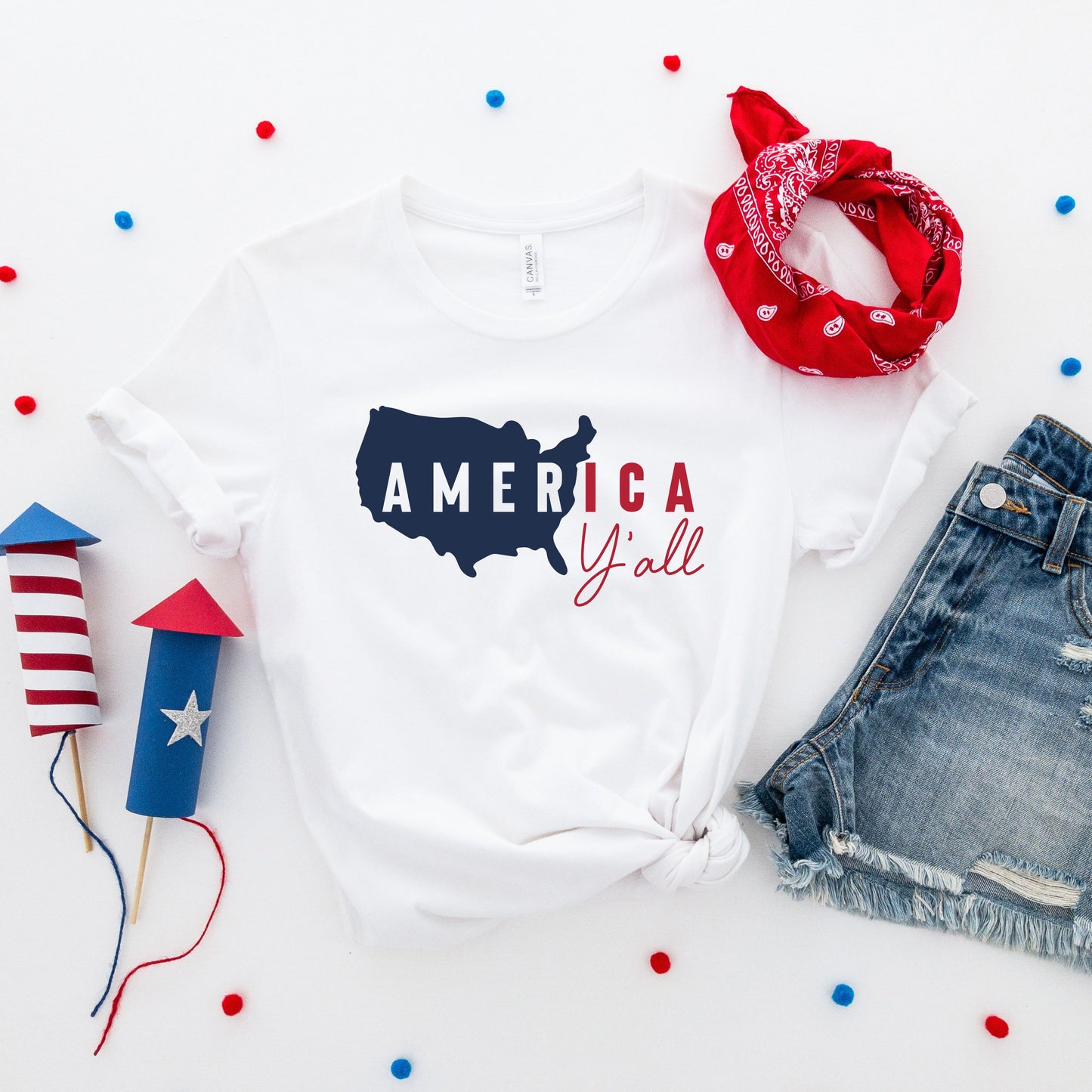 America Ya'll | Short Sleeve Graphic Tee