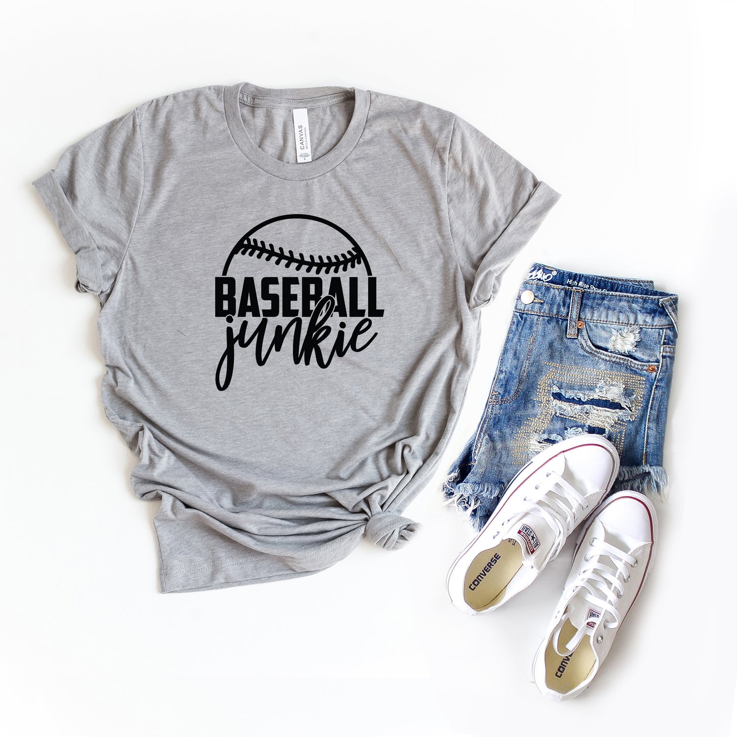 Baseball Junkie | Short Sleeve Graphic Tee